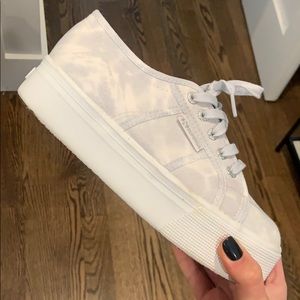 Superga tie-dye platform sneakers